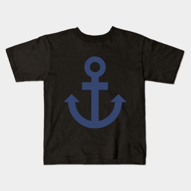 Anchor, Nautical Kids T-Shirt by 47Merch